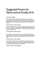 RJS 2010 Prayer suggestions