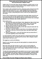 Phone Cards - how to provide proof of regular contact