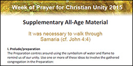 Week of Prayer for Christian Unity 2015 - All Age