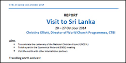 CTBI Sri Lanka visit October 2014
