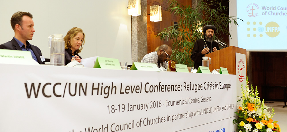 WCC/UN high level conference on the refugee crisis