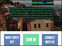 Christians for Europe website