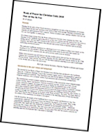 Text accessible version of pamphlet for Week of Prayer for Christian Unity 2018