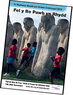 Welsh/English version of pamphlet for Week of Prayer for Christian Unity 2018