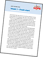 Lent 2018 English week 1