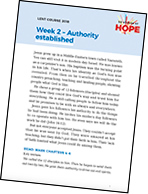 Lent 2018 English week 2