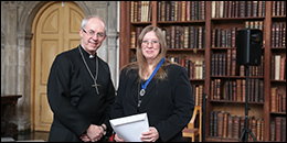 Dr Anne Richards and Justin Welby, Archbishop of Canterbury