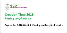 Creation Time 2018 Week 4