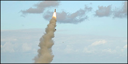 cruise missile being fired