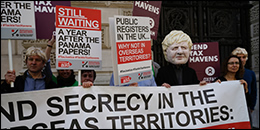 Tax justice protest