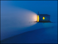 Chapel in snow