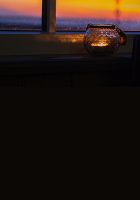 Candle in a window
