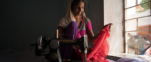 Ranjita started tailoring four years ago as part of a Christian Aid initiative in India to help her find a way out of the extreme poverty and indignity of manual scavenging.