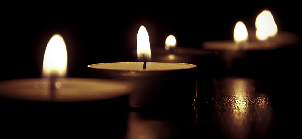 Candles - prayer vigil for India