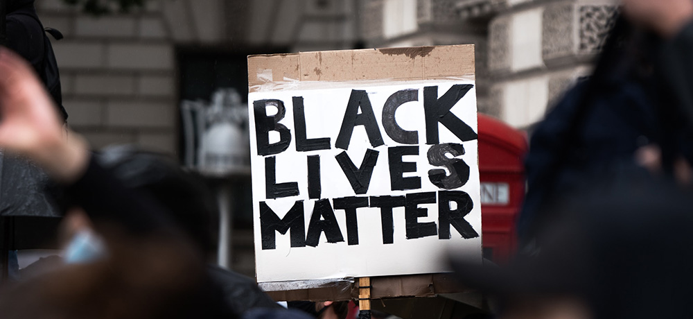 Black Lives Matter sign