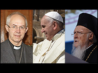 Justin Welby, Pope Francis and Ecumenical Patriarch