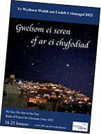 Week of Prayer for Christian Unity pamphlet in bilingual Welsh/English