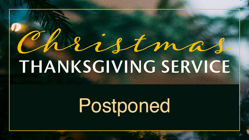 Synergy Network Christmas thanksgiving postponed