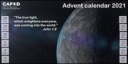 CAFOD Advent calendar for young people