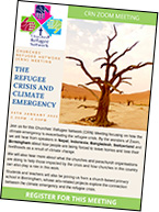 CRN Refugee Crisis and Climate emergency flyer