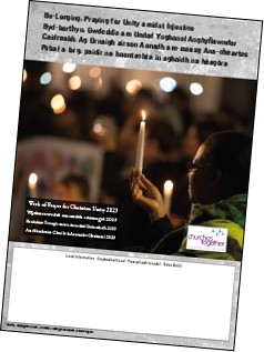 Multilingual poster for the Week of Prayer for Christian Unity