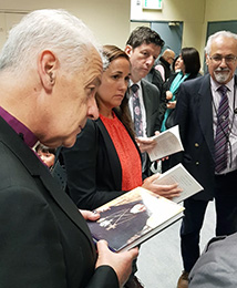 Small Church group, including the General Secretaries of CTBI and the Irish Council of Churches, and Most Rev Michael Jackson, Church of Ireland Archbishop of Dublin.