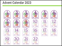 Advent calendar from the Irish Catholic Bishops' Conference