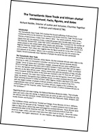 The Church and African chattel enslavement - facts and figures