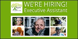 Faith in Later Life: We're hiring an executive assistant